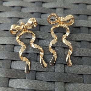 Sugarfix By Baublebar Gold Bow Earrings